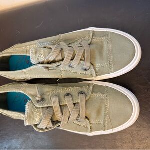 Blowfish Khaki Canvas Sneakers